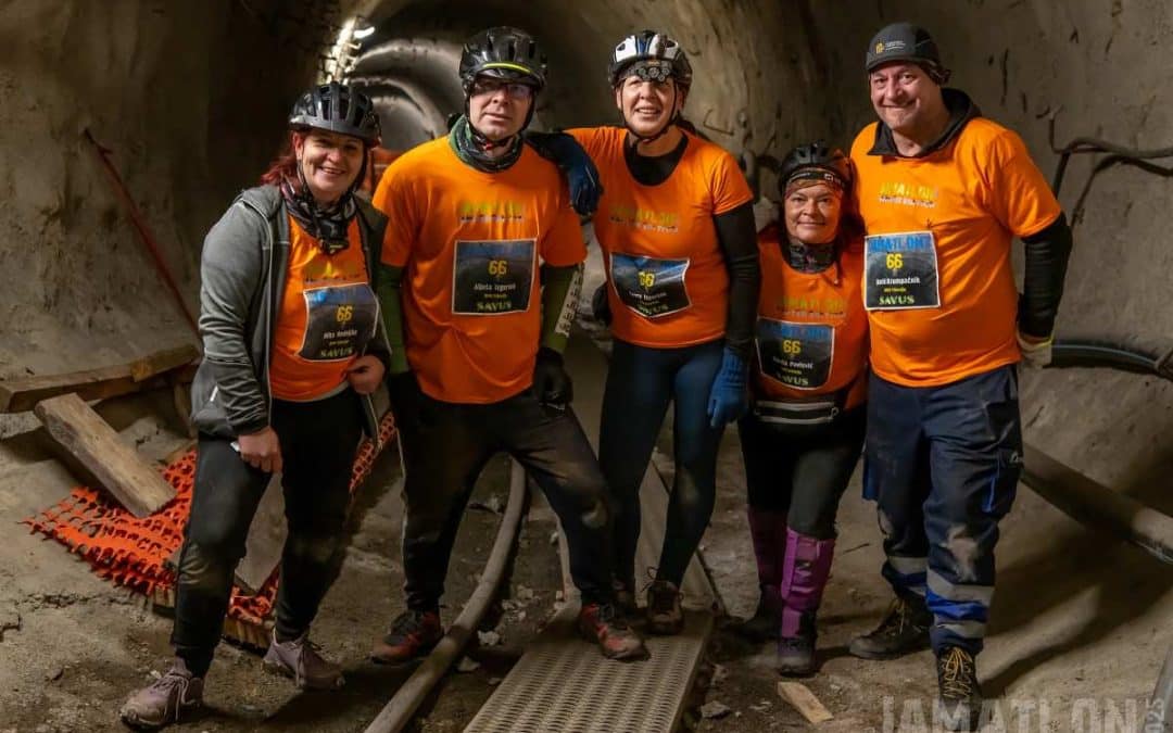 Prostovoljci DPM Trbovlje na Jamatlonu